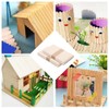 Samcos 100 Wooden Sticks Muddler Ice Sticks Ice Sticks Handmade