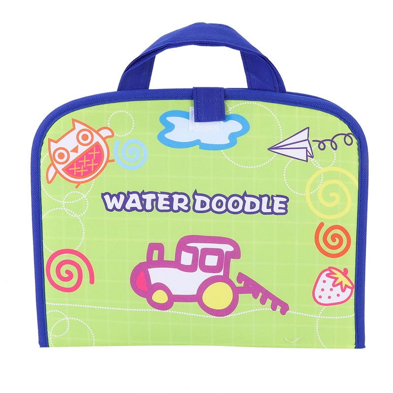 Water Drawing Cloth Water Drawing Blanket Handbag with Pen Doodle