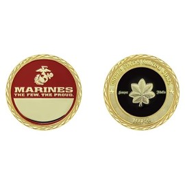 Artisan Owl USMC Major Rank Military Challenge Coin