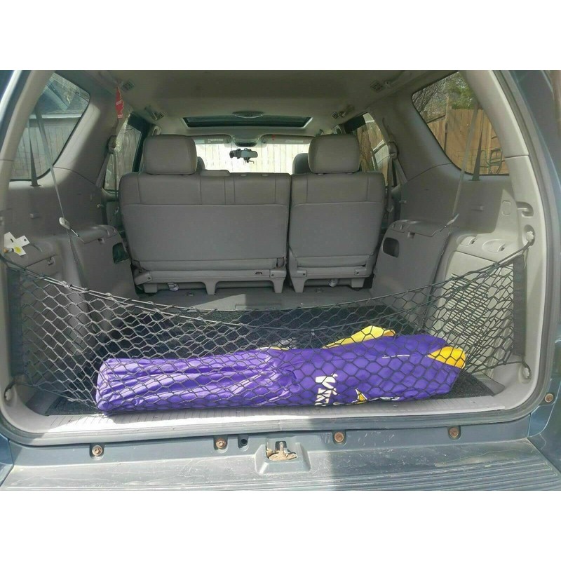 EACCESSORIES EA Trunk Organizer Cargo Net for Toyota Sequoia 2001-2007