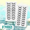 Fyonas Lashes Manga False Eyelashes 9-12mm Anime Lashes Strips C