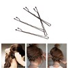 Pack of 100 Hair Pins, Black Hair Pins with Transparent