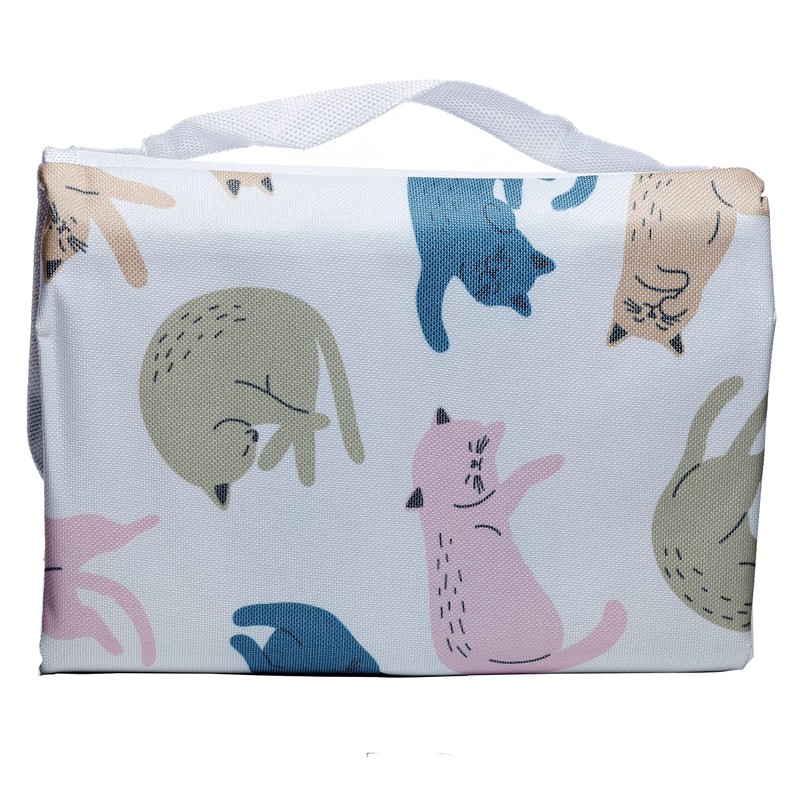 Puckator PICB01 Cat's Life Picnic Blanket, Foldup, Camping Picnics Outdoors