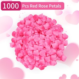 Uvaluefeet 1000 Pcs Artificial Fake Rose Petals,Flower Petals for Romantic Night, Engagement, Party, Wedding, Event Flower Decorations, in Bulk(Peach Gradient)