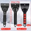 MQIAN Ice Scraper Car Pack of 2, Ice Scraper, Windscreen