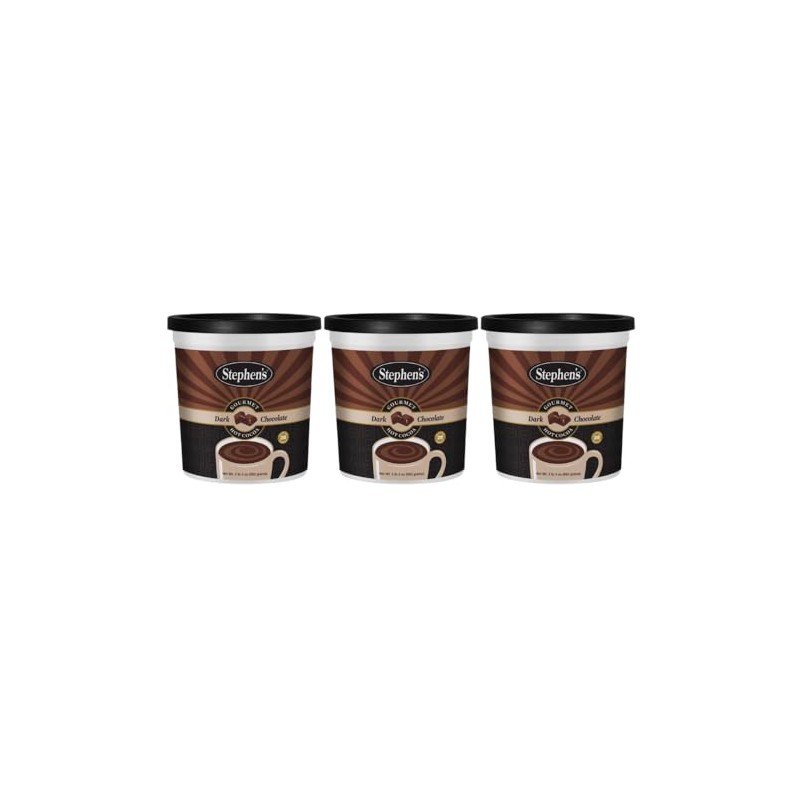 Stephen's Gourmet Hot Cocoa (Pack of 3, Dark Chocolate)