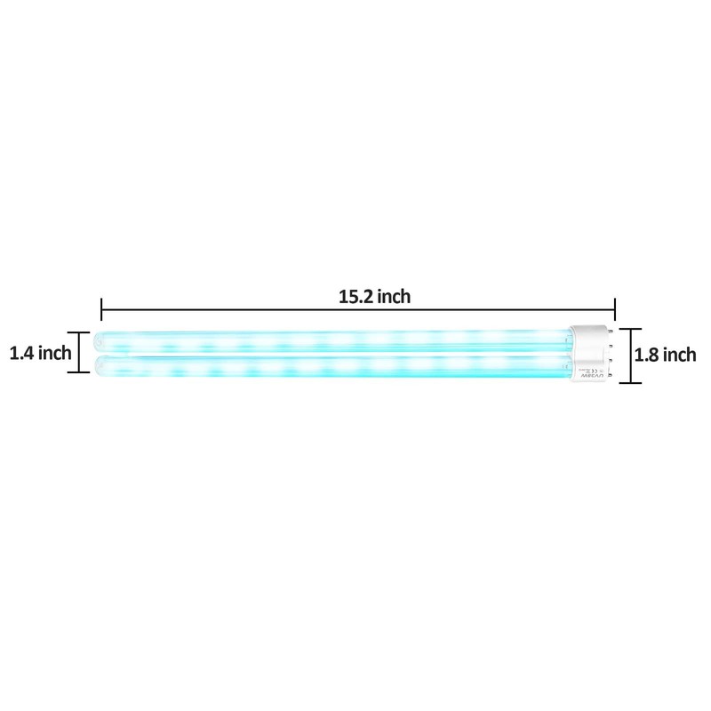 UV Light Sanitizer Replacement Light Bulb with Ozone,38W UV Light
