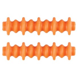 Pine Ridge Archery Nitro Button XL, Increases Bow Speed, Eliminates Nock Pinch, and Dampens String Vibration and Noise, Orange, Pack of 2