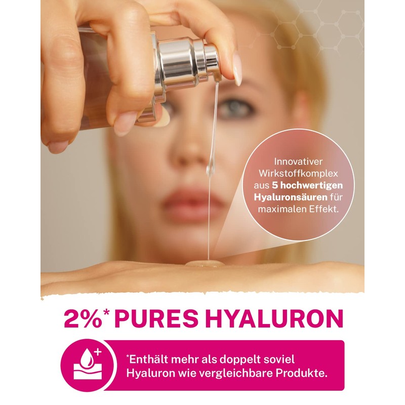 Hyaluronic Serum High Dose Phyve 200 ml, Vegan Moisturising Serum