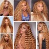 Fabimiya Human Hair Bundles 14 16 18 Inch Light Brown
