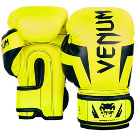 Venum Unisex Child Kid's Elite Boxing Gloves Kids - Neo Yellow M, Neo Yellow, Medium US