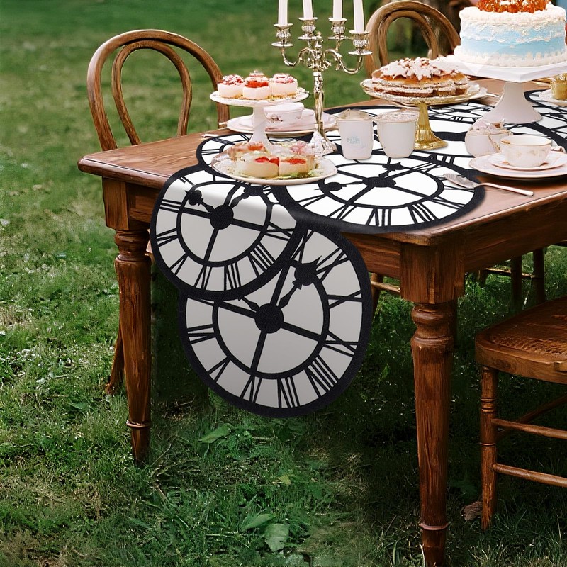 1 Pcs Wonderland Tea Party Decoration 15" x 70" Clock