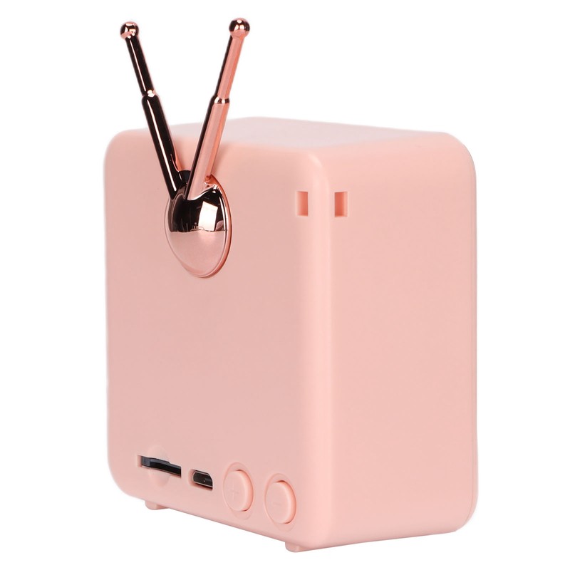 TV Shaped BT Speaker Wireless Lightweight Portable Mini Classic Style