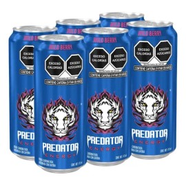 Predator Wild Berry 473ml 6pk                                                                                                                         