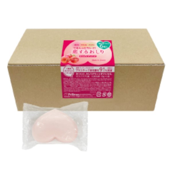 Koisuru Butt Hip Care Soap, Eco Pack, 2.8 oz (80 g) x 6 Packs