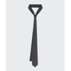 Musinsa Standard Wool-Like Narrow Solid Tie [Medium Gray]