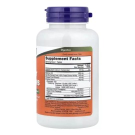 Suplemento en comprimidos NOW Suplemento Alimentar Betaína HCL de Superenzimas x 49g