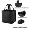 NERUB 10 Pack Reusable Reinforced Handle Grocery Bags - Heavy