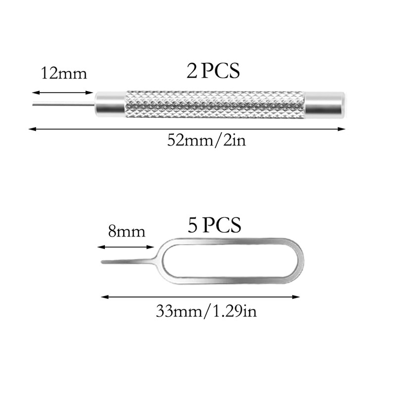 ZELHYEUU 4 in 1 Nano SIM Card Adapter, 5 Set