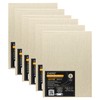 Exerz 24x30cm Linen Canvas Panels 6pcs - 3mm 320gsm 100%