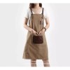 캔버스 앞치마 목공용 바리스타 공방 [회색] Canvas Apron for Woodworking