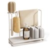 Beciway Stainless Steel Sink Caddy with High Brush Holder, Rustproof