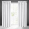 Eurofirany Logan Opaque Blackout Satin Curtain with Header Tape, 1