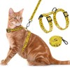 Seyezo Cat Harness and Leash Set, Adjustable Kitten Harness Escape