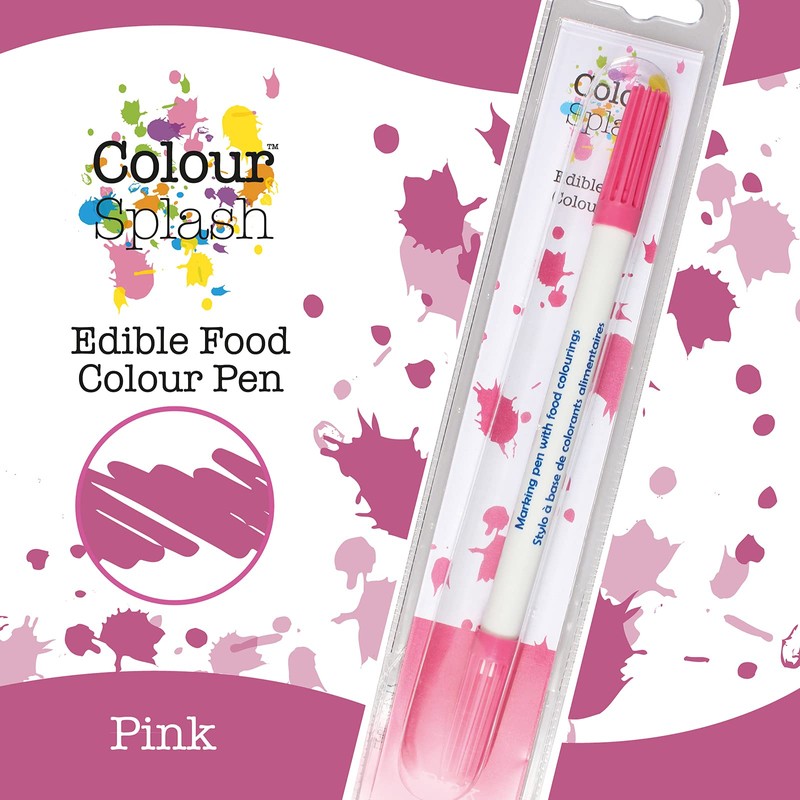 COLOUR SPLASH Edible Food Colouring Pen, Dual Tip Icing Pens,