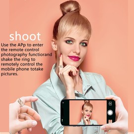 ailyfu Smart Ring Health Tracker for Women Men, Fitness/Sleep/Stress/HR Tracker, Fitness Tracker with Steps, Distance & Calorie Count, iOS & Android Compatible, IP68 Waterproof (#8)