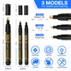 Art Liquid Gold Chrome Markers, KERIFI Reflective Gloss Metallic Chrome