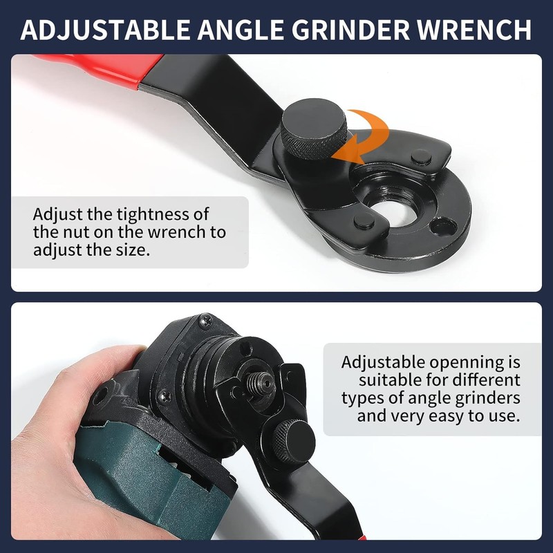 12PCS Angle Grinder Attachments Kit with Flange Nuts, Angle Grinder