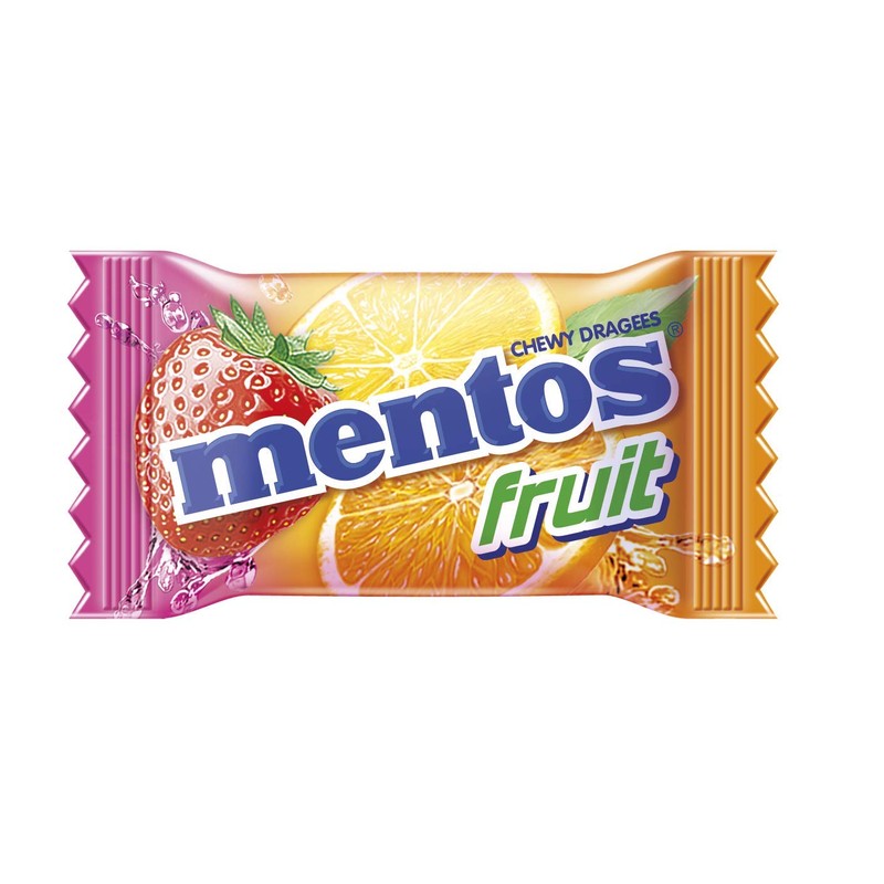 Mentos Fruit Candy Pillowpack, Classic Mix of Fruity Flavours, 540g