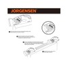 Jorgensen Corner Easing Plane 70740, 6.5-inch, 45-Degree Chamfer Blade, Aluminum