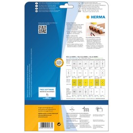 Herma Weatherproof Outdoor, White