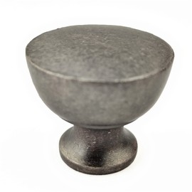 Sets of 6 Cabinet Knobs from The Athena Collection for Kitchen Doors & Drawers, Furniture, Cupboard Handles, Wardrobe Door Grey Antique Pewter Fittings by FFF (32mm knob)