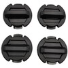4 Black Floor Drain Plugs Compatible with Polaris Ranger General