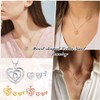 Silver Necklaces for Women Solid 925 Pendant Necklace for Girlfriend