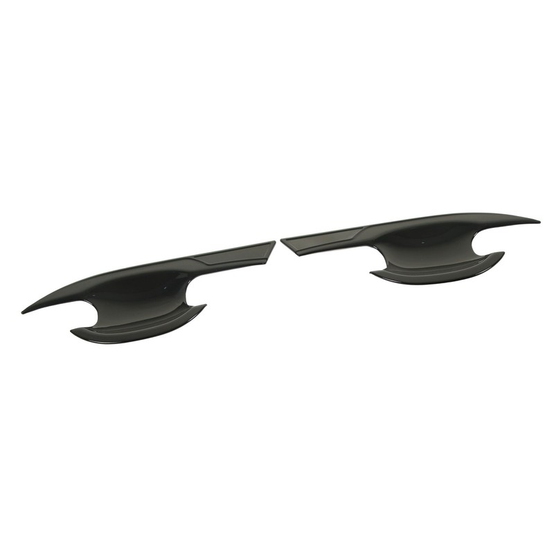 4PCs Car Exterior Door Handle Bowl Protector Glossy Black Cup