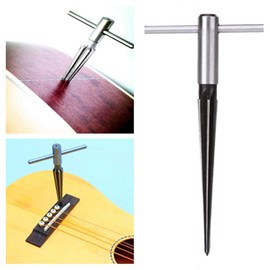 SSEDEW Bridge Pin Hole Reamer Tapered 5-Degree 6 Fluted Acoustic Guitar Woodworker DIY Pickup Luthier Tool