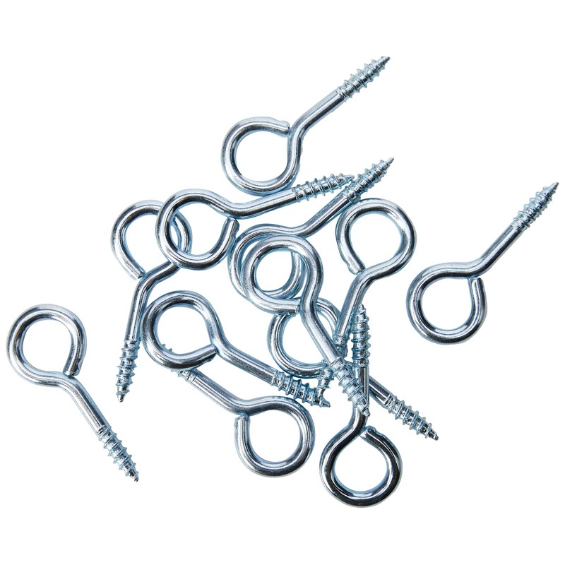Merriway BH00319 (12 Pcs) Screw-In Vine Eye, 50 mm (2