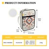 Suobstales Aztec Style Bible Cover Case Tribal Geometry Print Carrying