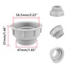 Qrity 1 Piece Kitchen Sink Drain Pipe Connector 56.5 mm