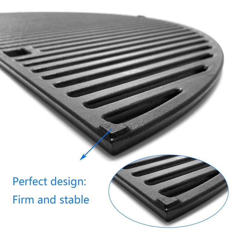 24" Cast Iron Heavy Round Grill Grates and Griddle for