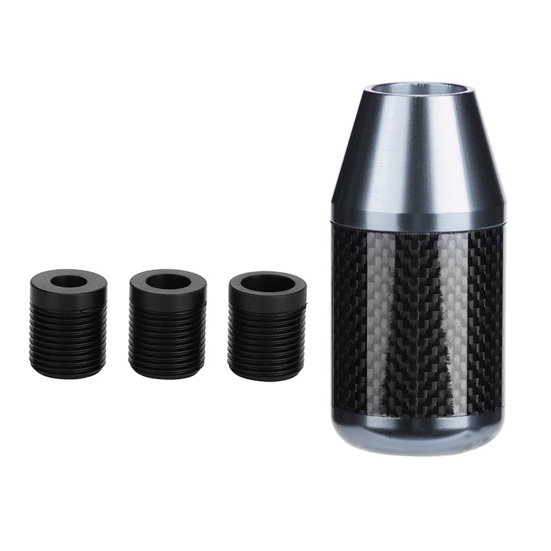 Universal Carbon Fiber Automatic Wave Stick Head Shift Knob Modification