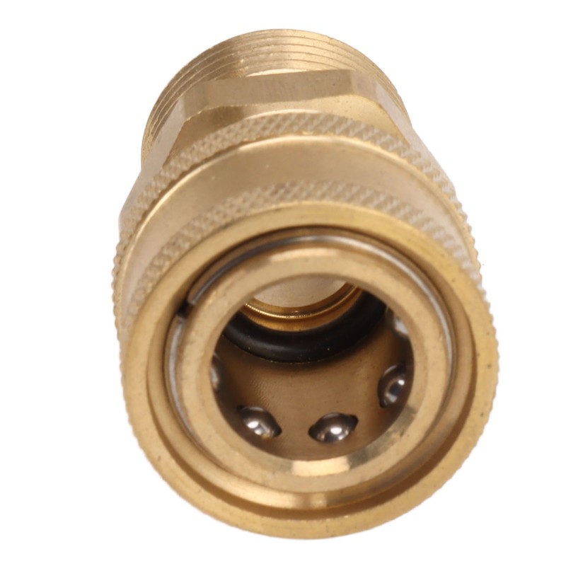 2Pcs Pure Copper M22 High Pressure Washer Fitting Adapter 3/8