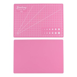 HARFINGTON 2pcs A5 Self-Healing Cutting Mat 9"x6" Craft Cutting Board for DIY Art Work Sewing Cutting, Pink