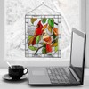 Bird Suncatcher Stained Window Hanging Ornaments Bird Pendant for Windows