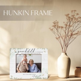 HUKINE Grandparents Picture Frames 5x7, Grandchildren Photo Frame, New Grandparent Gifts, Gifts for Grandparents,Grandma Grandpa Gift, First Grandchild Picture Frame