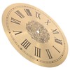 TEHAUX DIY Clock Dial Replacement Roman Numeral Aluminum Clock Panel